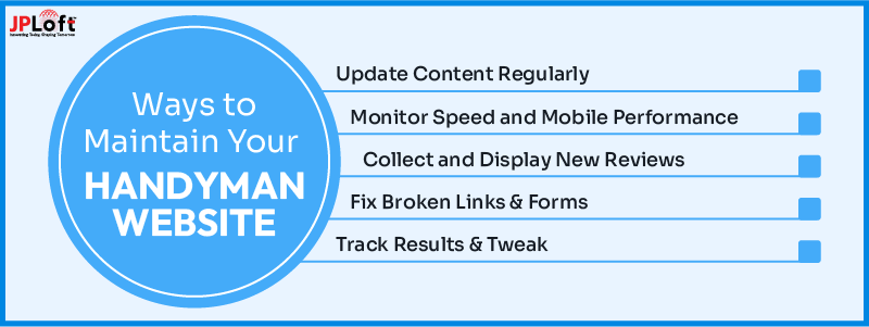 Ways to Maintain Your Handyman Website